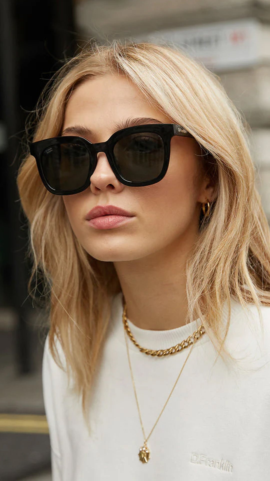 D.franklin Sunglasses 33 black