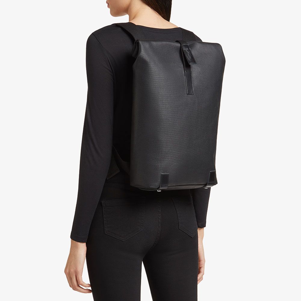 brooks england pickwick small leather-trimmed cotton-canvas backpack Pickwick Cotton Canvas Backpack Black – KRIOSWEAR